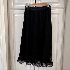 Black Lace Skirt